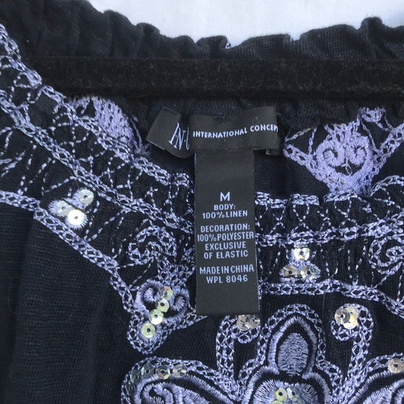 INC International Concepts Embellished Top - Picture 2 of 2